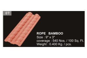 Rope Bamboo Roofing Tiles
