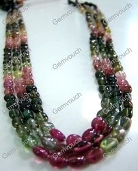 Tourmaline Multi Color Gemstone Beads