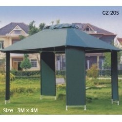 कैम्पिंग टेंट और गज़ेबोस