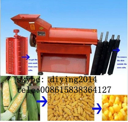 Corn Sheller DY-860A - 3 t/h Capacity, 2.2kW Motor, Clean Peeling & Shelling with Dust Blower