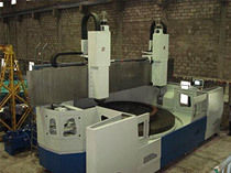 Double Column Fixed Cross Rail CNC VTL Machine