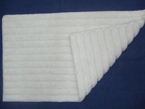 Cotton Ribbed Reversible Bath Mat