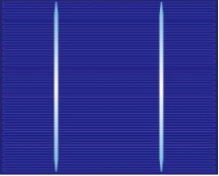 2 Bus-Bar 156 Multi-Crystalline Solar Cell