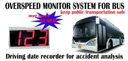 Overspeed Monitor System For Bus