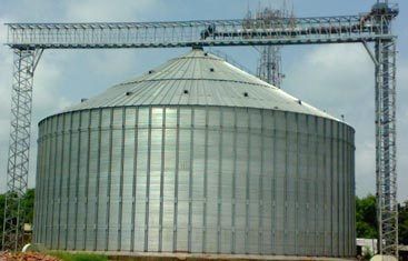 Galvanized Flat Bottom Silos