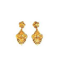 Small Designer Gold Earrings