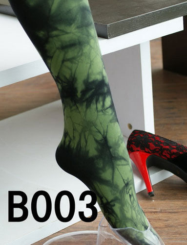 B003 Tattoo Print Tights