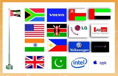 Country Flag/Corporate Flags Printing By JAI RAMESH AGENCY