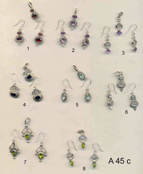 Earrings And Pendants Sets