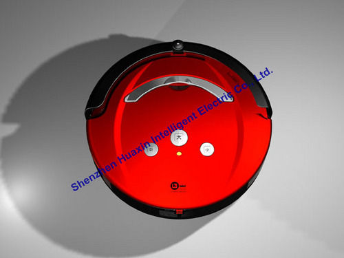 Robot Vacuum Cleaner - DC 14.4V, Ø34cm x H8.7cm Red, Blue, Yellow | Intelligent Space Detection, Cyclone Inhalation, Remote Control