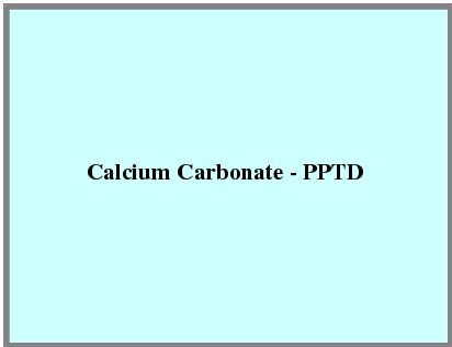 Calcium Carbonate - PPTD