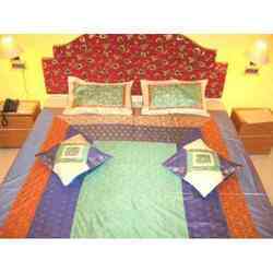 Silk Multi Colour Bed Cover