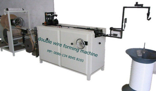 Double Wire Forming Machine - 1500x600x1300 mm, 0.75KW Drive, 600 Loops/Min | Enhanced Spooling, Easy Die Replacement, Consistent Quality Output