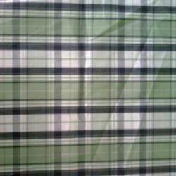 Green Check Plain Weave