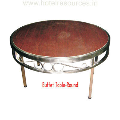 Round Buffet Table