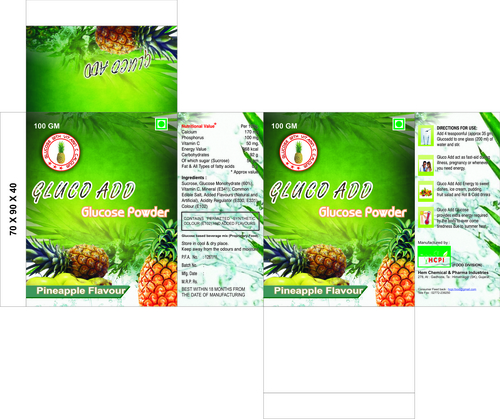 फ्लेवर्ड ग्लूकोज पाउडर