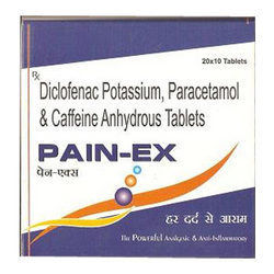 Diclofenac Potassium, Paracetamol & Caffeine Anhydrous - (Pain - EX)