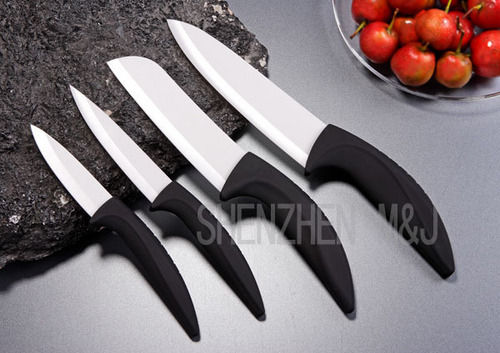  सफेद सिरेमिक रसोई चाकू (क्रांति श्रृंखला) 