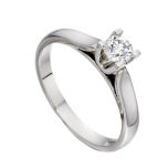 Platinum Diamond Solitaire Ring