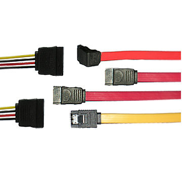 SATA/Serial ATA Cable Converter with Straight and Right Angle Cable Exits