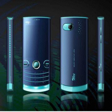 Dual Sim LED Flash and Metallic Mobile Phone - Metallic Body, 115x50x13mm | Dual SIM, 2.2" QVGA, 2MP Camera, Bluetooth 2.0, FM Radio