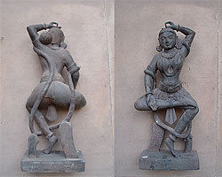 Indian Black Statues