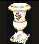 Marble Gold Painted Flower Vase