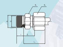 AE-M-ED-Straight Male Stud Coupling