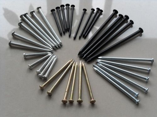 Black Smooth Shank Concrete Nails