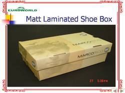 Matt Laminated Shoe Box