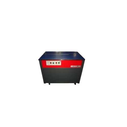 Automatic Box Strapping Machine - Metallic Build, 220V/50Hz Power | Energy Efficient, Long-Lasting, High Tensile Strength