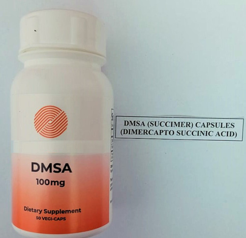 Dmsa (Succimer) 100Mg Dietary Supplement Capsules - Capsule Shape: Cylinder