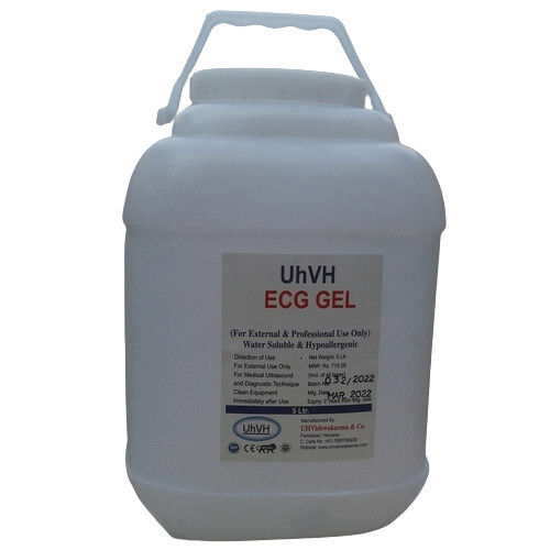 Transparent Uhvh Ecg Gel 5 Liter