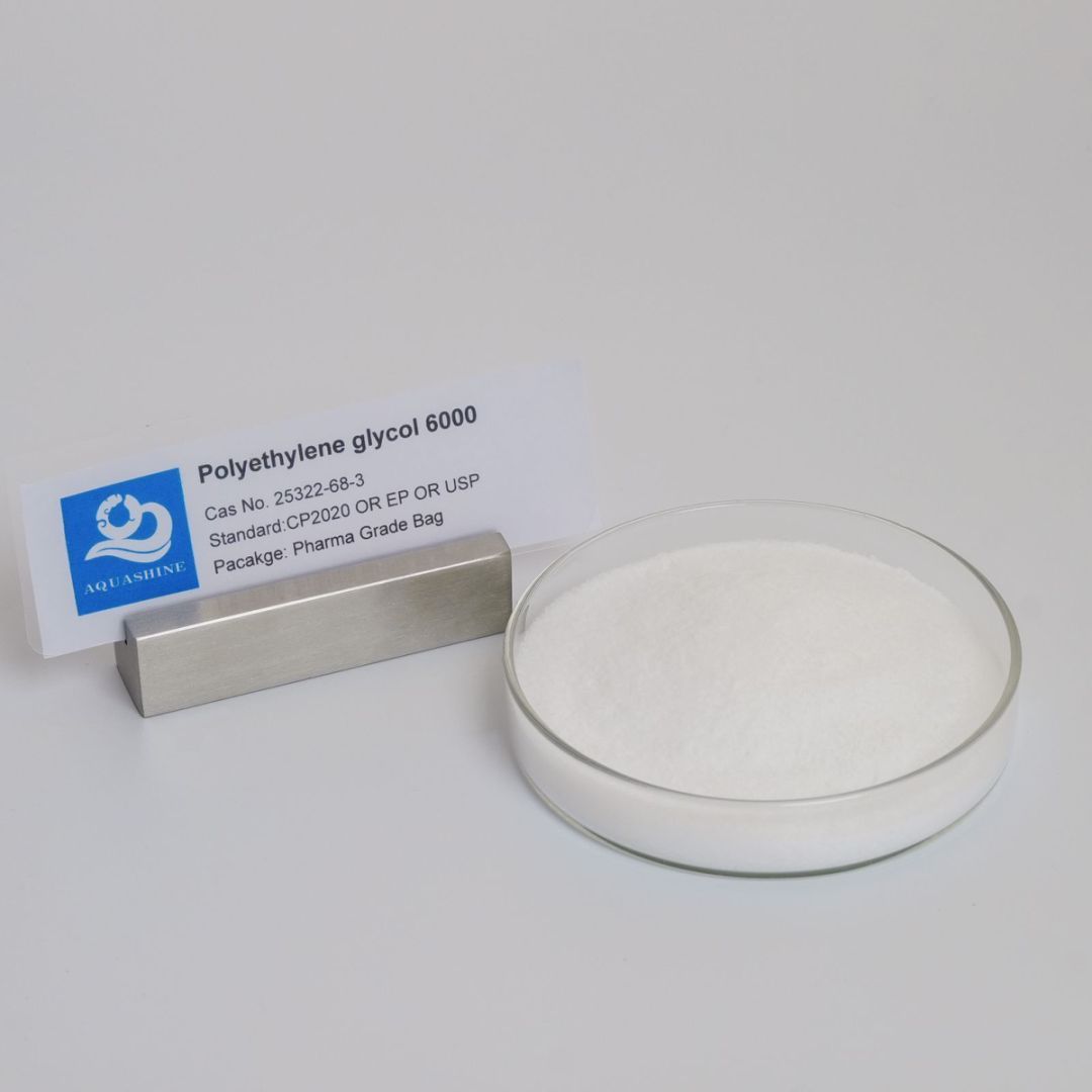 Pharmaceutical Grade Polyethylene Glycol 6000 Powder Application: ...