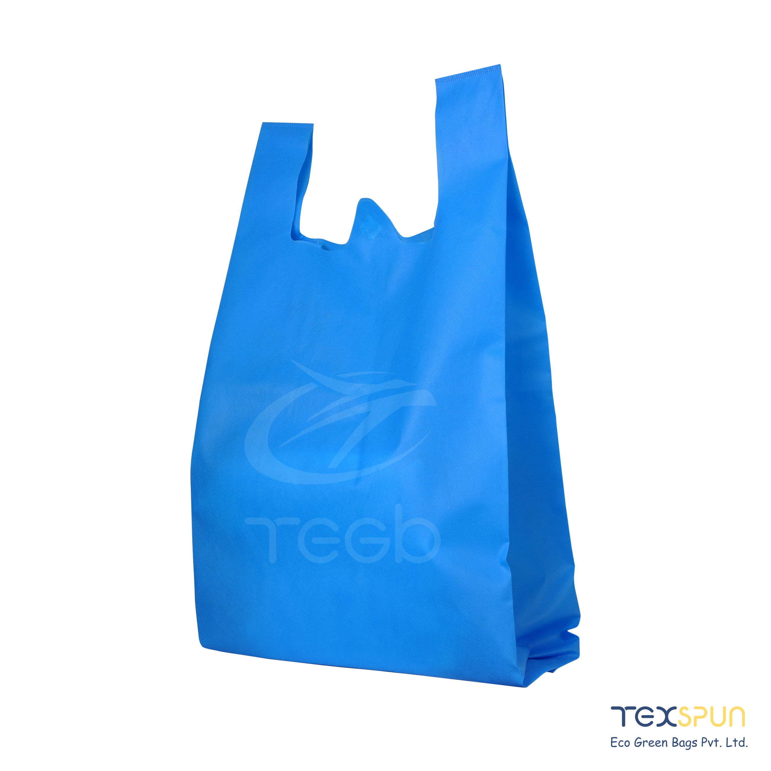 With Handle Printed Non Woven W Cut Bag