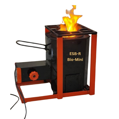 Eco-Friendly Wood Stove - Cast Iron, 1.5x1x1 Foot | Reliable, Compact System with Low Emissions and No Soot
