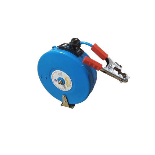 Auto Rewind Static Discharge Grounding Reel - Color: Blue
