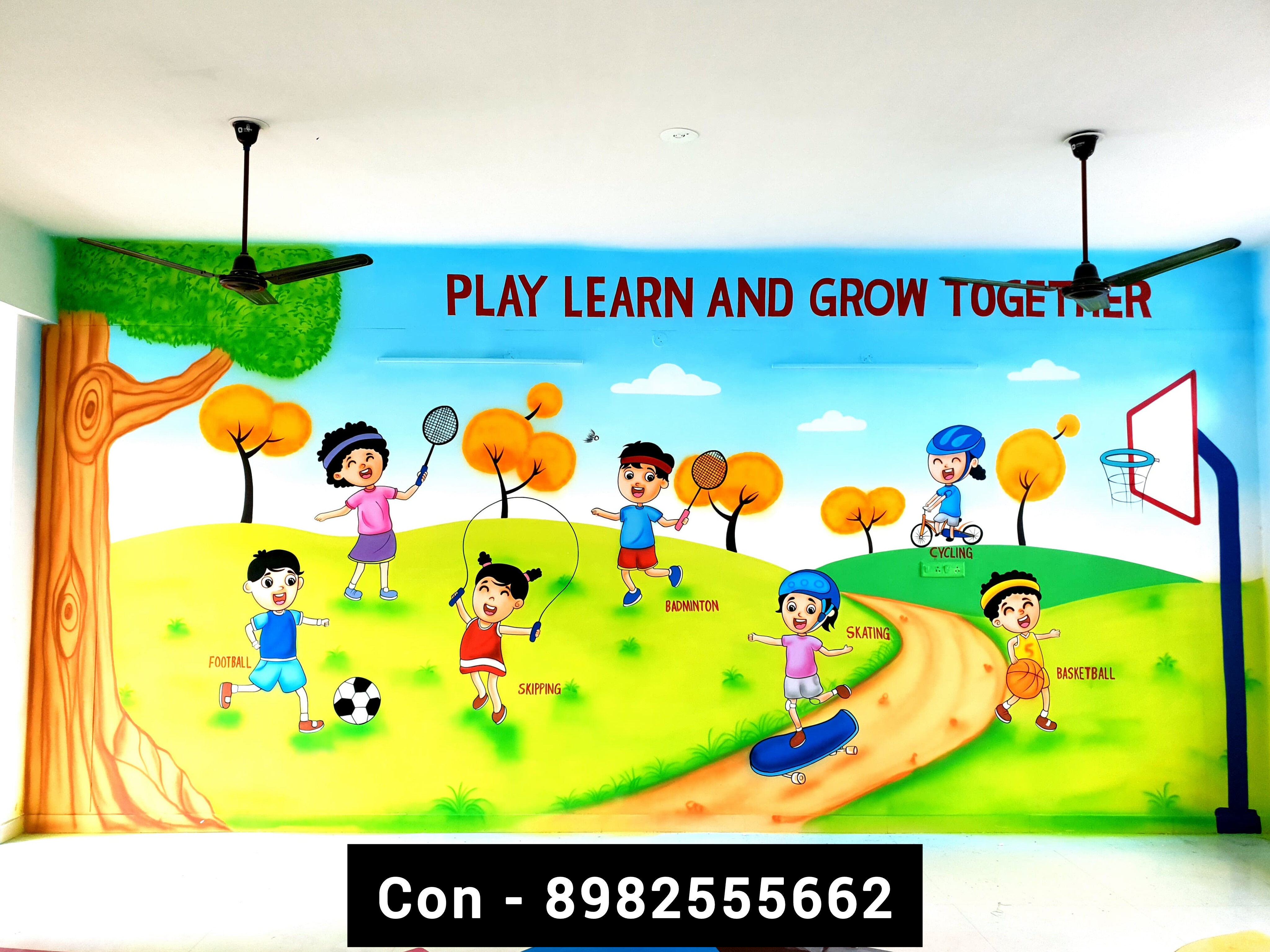 Play School Wall Painting Service Provider