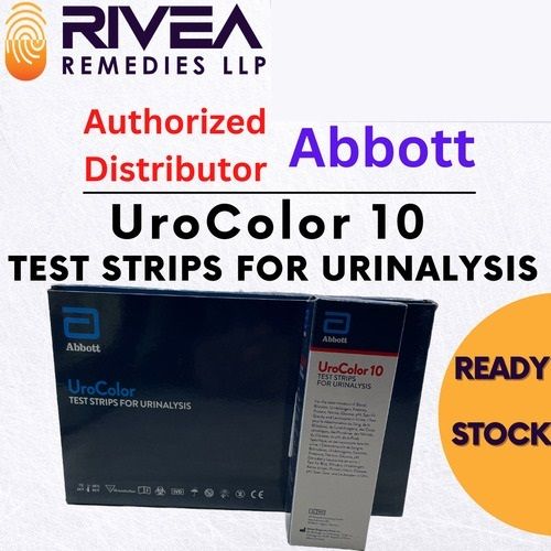 Abbott Urocolor 10 Test Strips For Urinalysis 10 Parameters