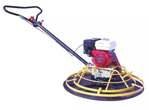 Yellow Construction Power Trowel Machine