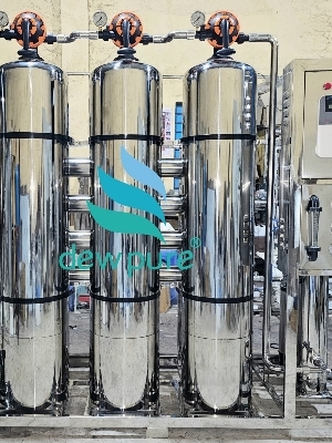 Commercial Stainless Steel RO Plant - 1 m3/h, 99% Purity Level | Fully Automatic, Customizable, Electric Drive Type, Low Maintenance