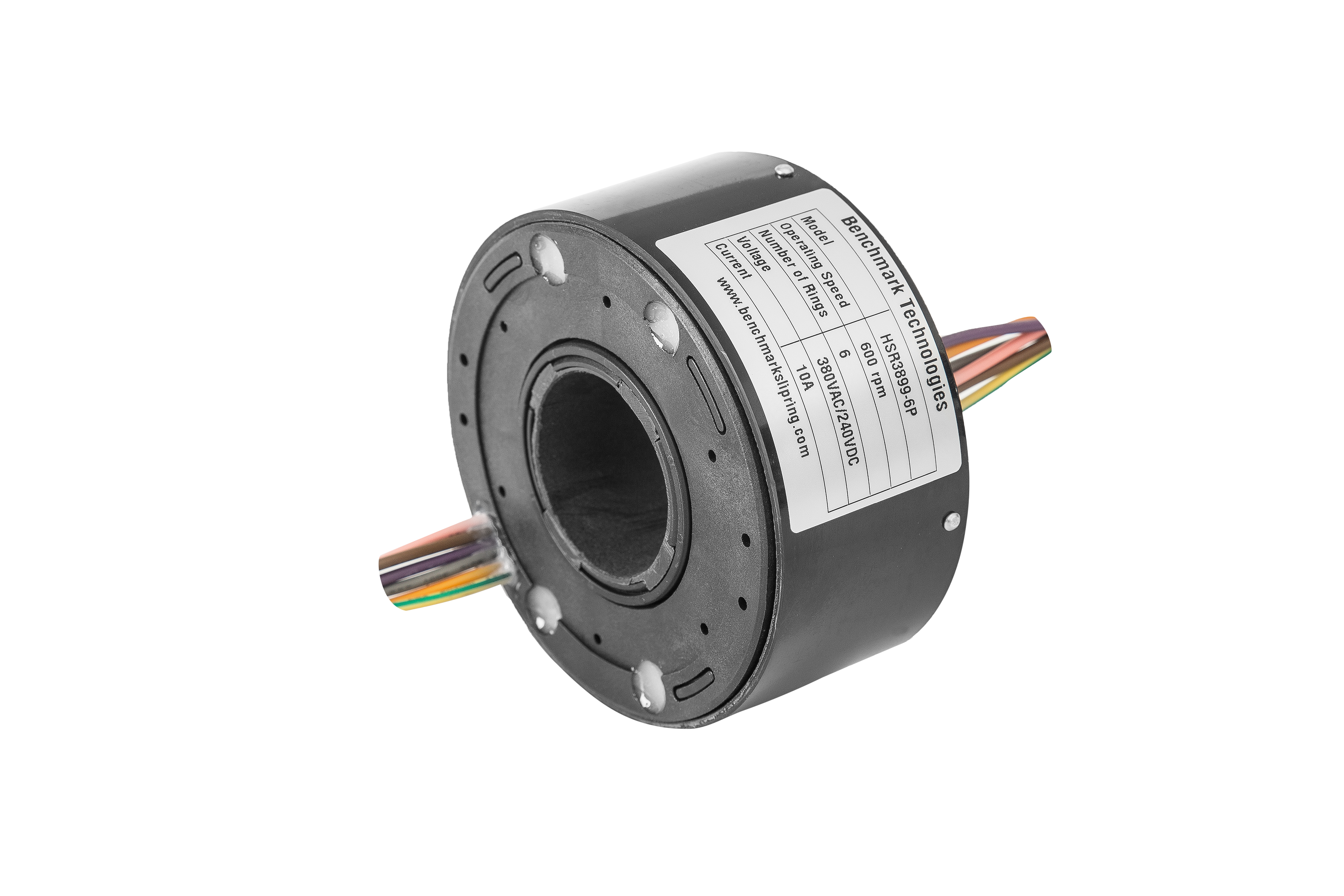 Series of Conductive Slip Rings with Through Holes HSR2578-6P