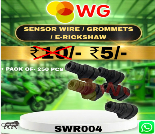 E-Rickshaw Sensor Wire Pvc Grommets - Features: Durable