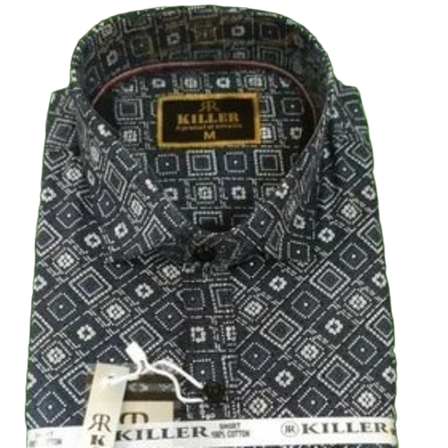 Full Sleeve Men Casual Shirt - Color: Multicolor
