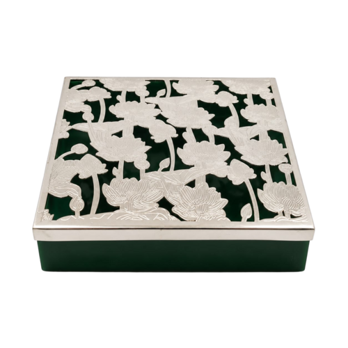 Silver Plated Steel & Resin Dry Fruit Box - Capacity: Single Compartment Storage Pcs/Hr
