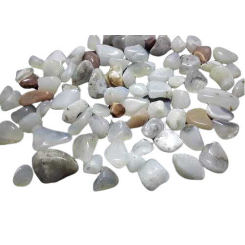 Double Polished Dark Shiny Natural Tumbled Stone Onyx Pebbles