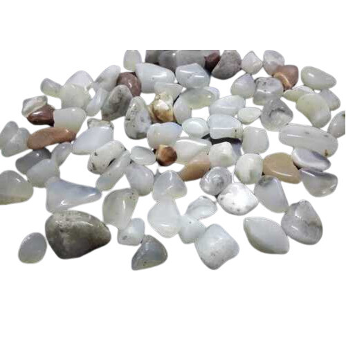 Double Polished Shiny Natural Tumbled Stone Onyx Round Pebbles - Artificial Stone Type: Solid Surface