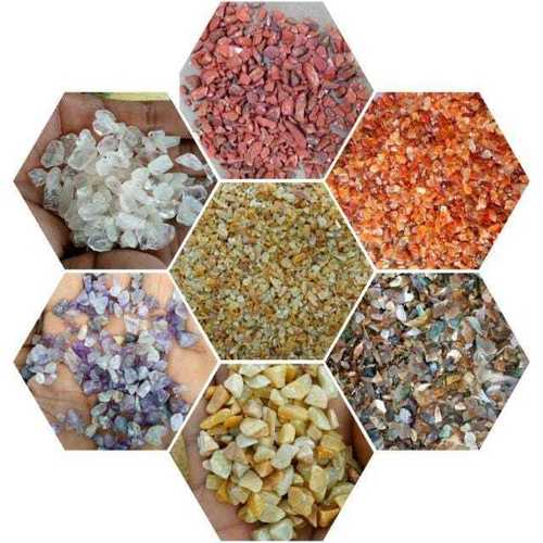 Precious Stone Agate Crushed And Polished Chips And Aggregate For Decoration Vash Filler - Shape: Uneven Shape