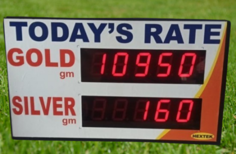Gold Rate Display Board - Application: Jewellers Shop