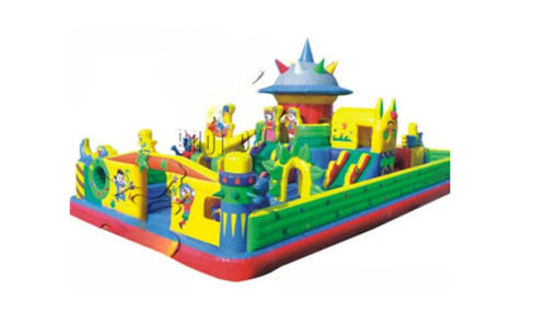 Customized Inflatable Playground Castle - Color: Blue